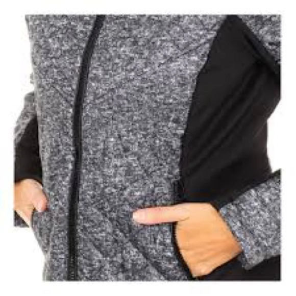 GUESS XS Grey +  Black Hooded Jacket - Picture 3 of 7